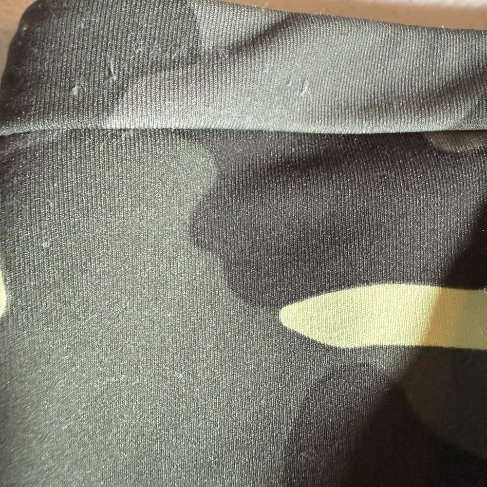 Lululemon Fast and Free Tight‎ Women 12 Camo Green NWOT High Rise Leggings Full - Picture 3 of 9